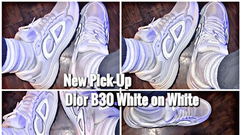 Dior B30 White on White (On Foot Review) 